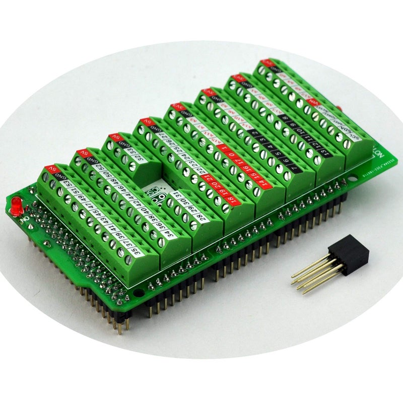 Electronics-Salon Screw Terminal Block Breakout Module, for Arduino MEGA-2560 R3. - Image 4